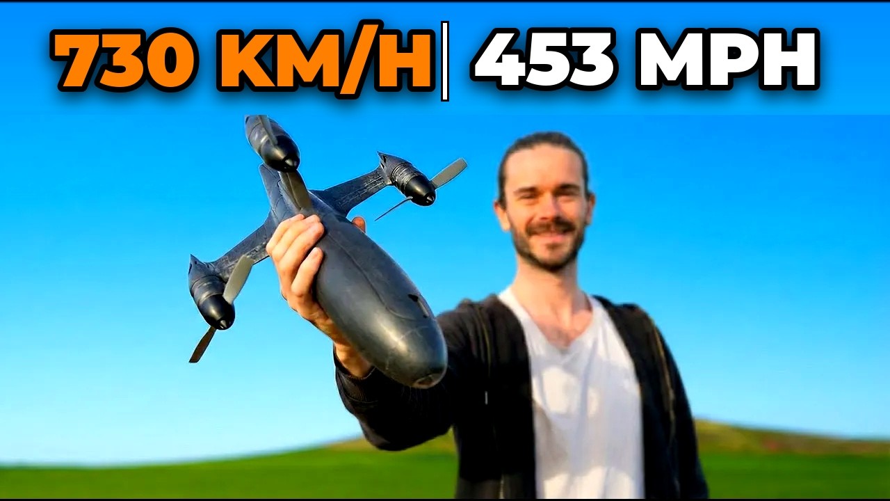 The fastest drone ever flown (and it almost didn't survive) - YouTube