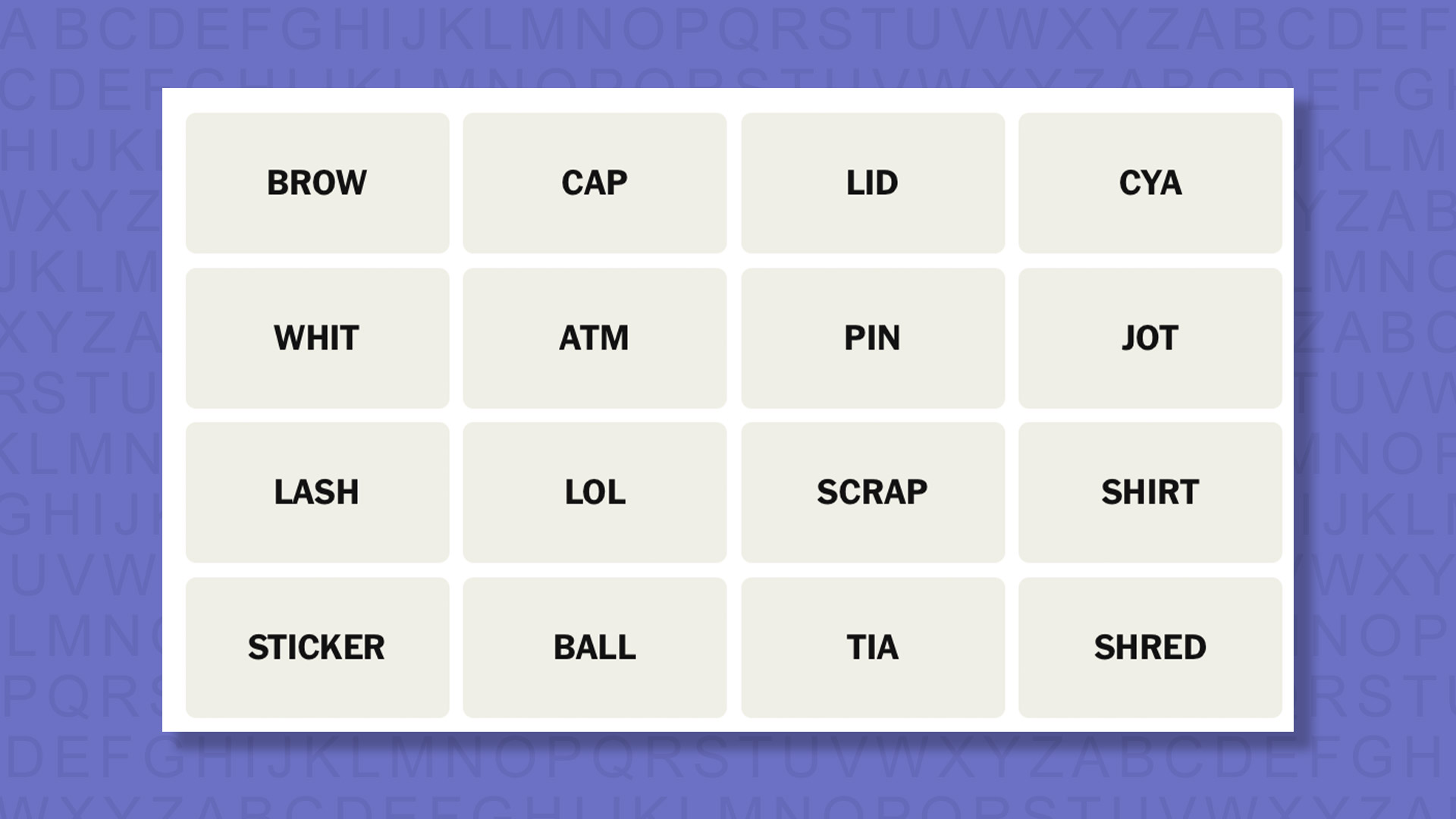 NYT Connections tips for the game 1079 on a purple background