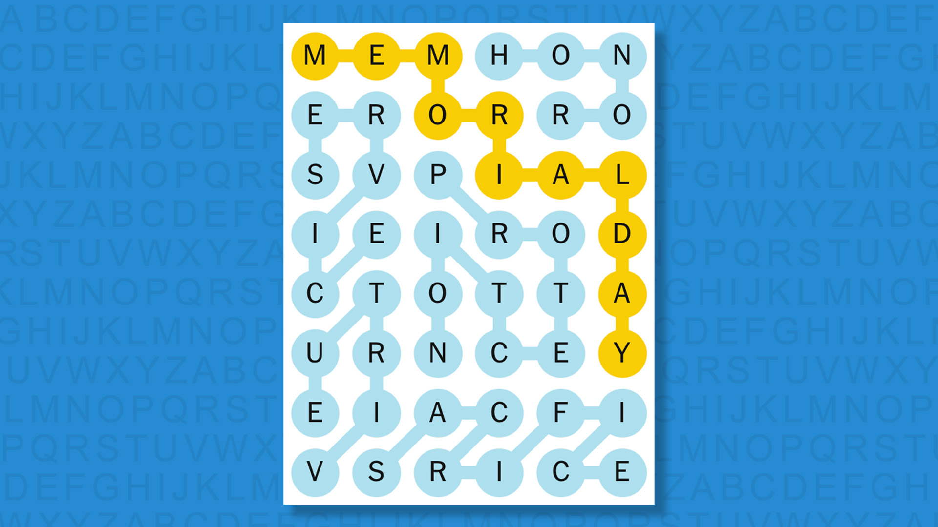 NYT Strands answers game 813 on a blue background