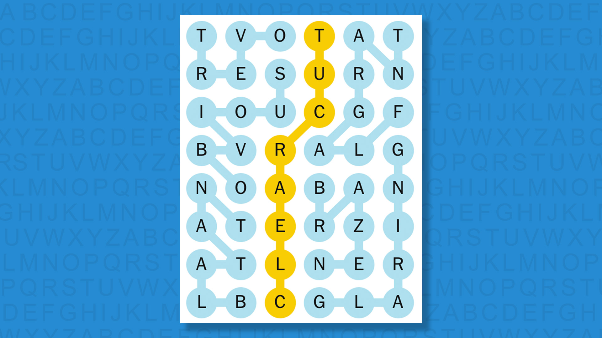 NYT Strands answers game 798 on a blue background