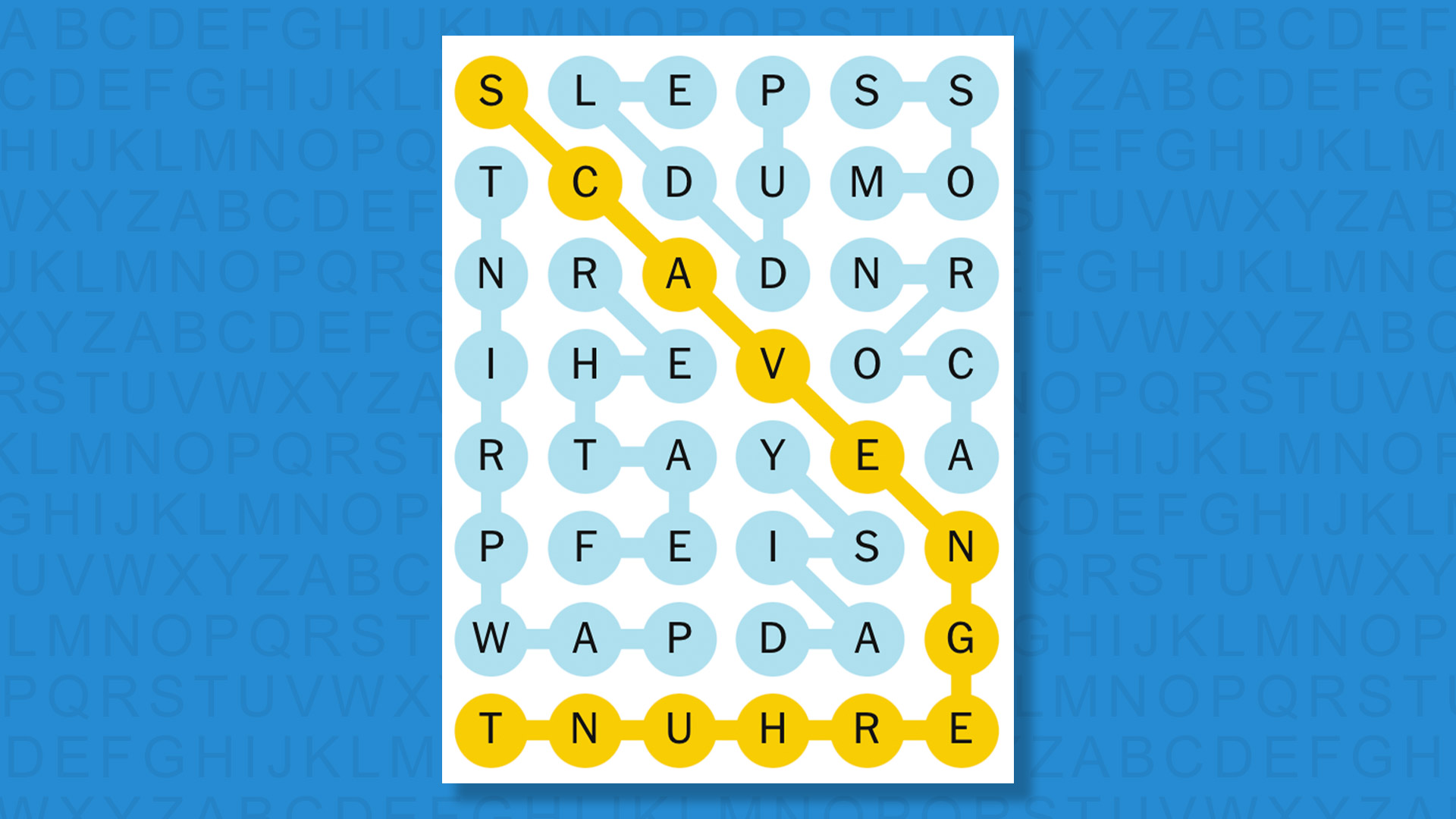 NYT Strands answers game 814 on a blue background