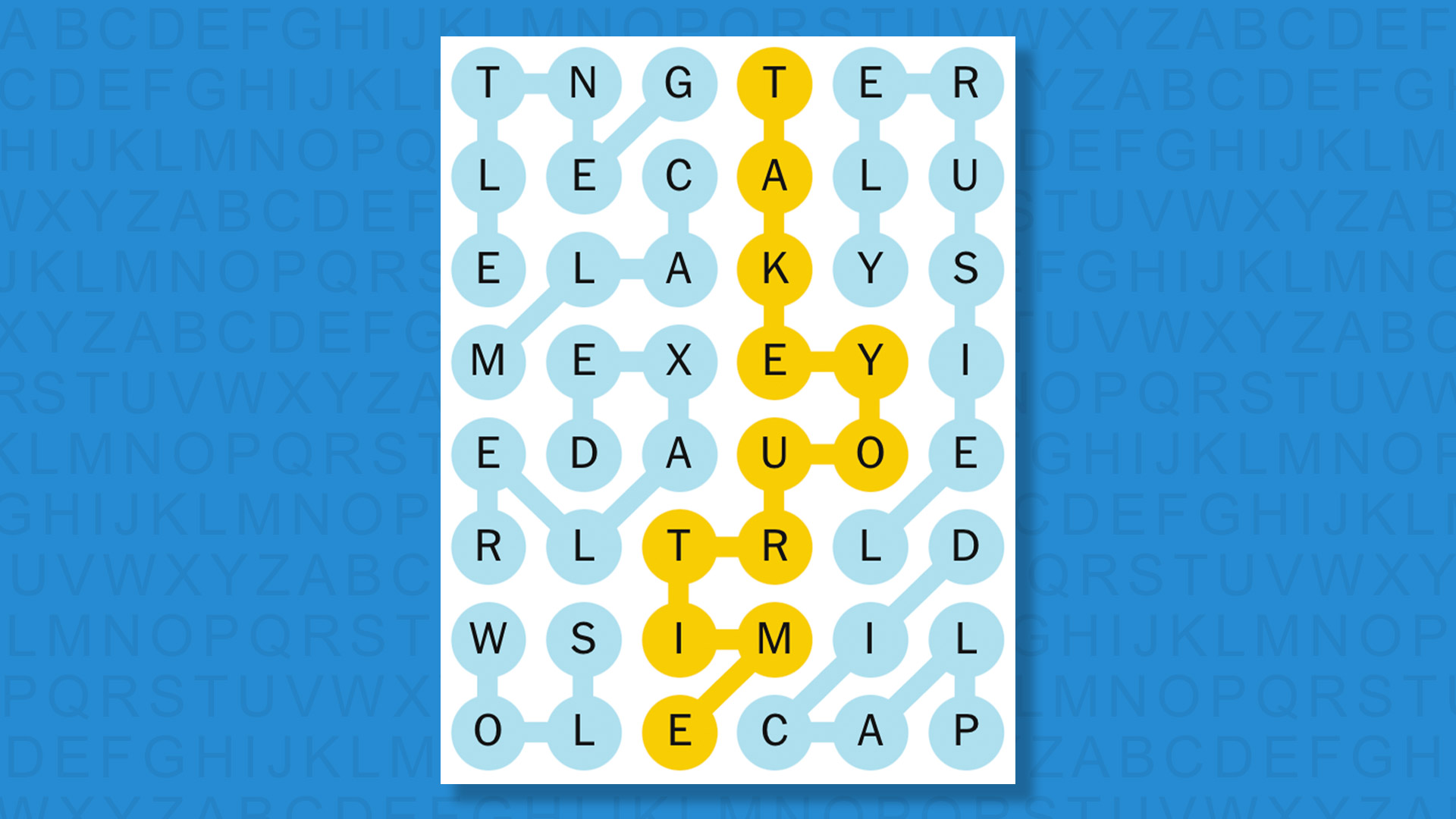 NYT Strands answers game 808 on a blue background