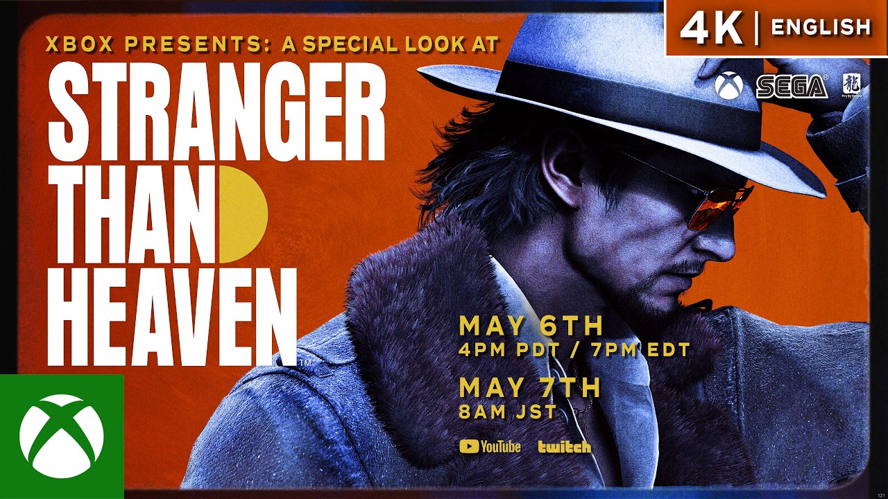 [EN-4K]    Xbox presents: a special look at STRANGER THAN HEAVEN - YouTube