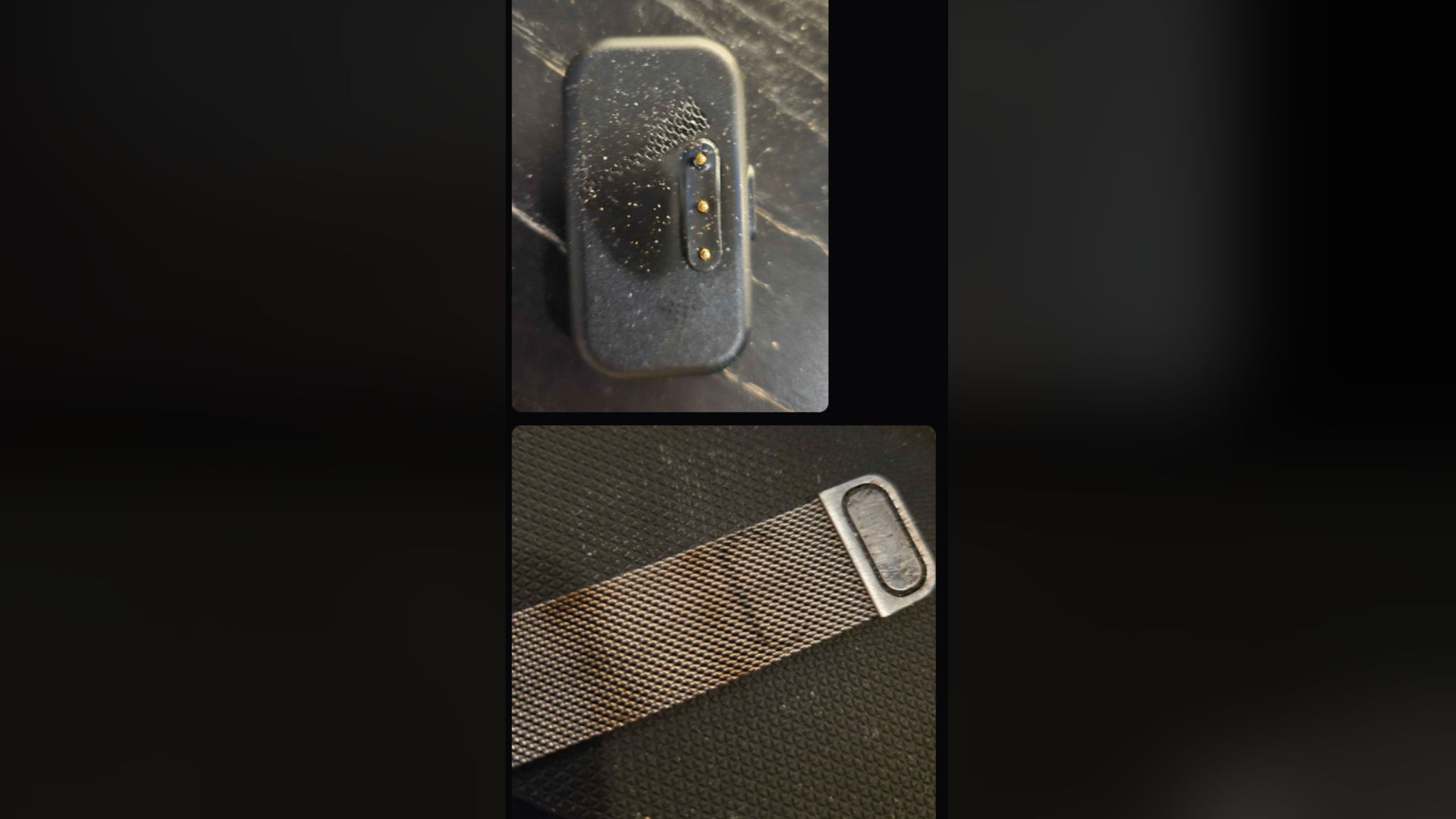 Redditor's photo of burns on Steam Controller charger and watch strap
