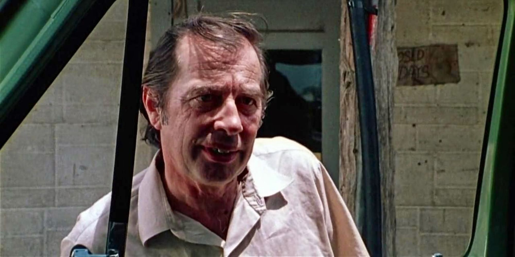Jim Siedow as Drayton Sawyer in The Texas Chainsaw Massacre, Part 2