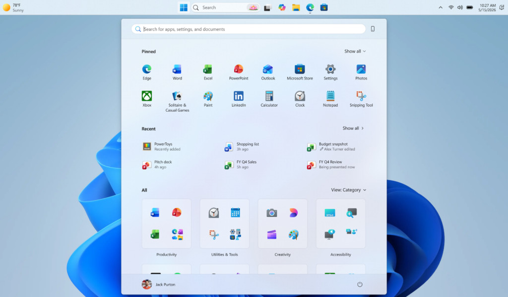 Windows 11 taskbar displays at the top of the desktop