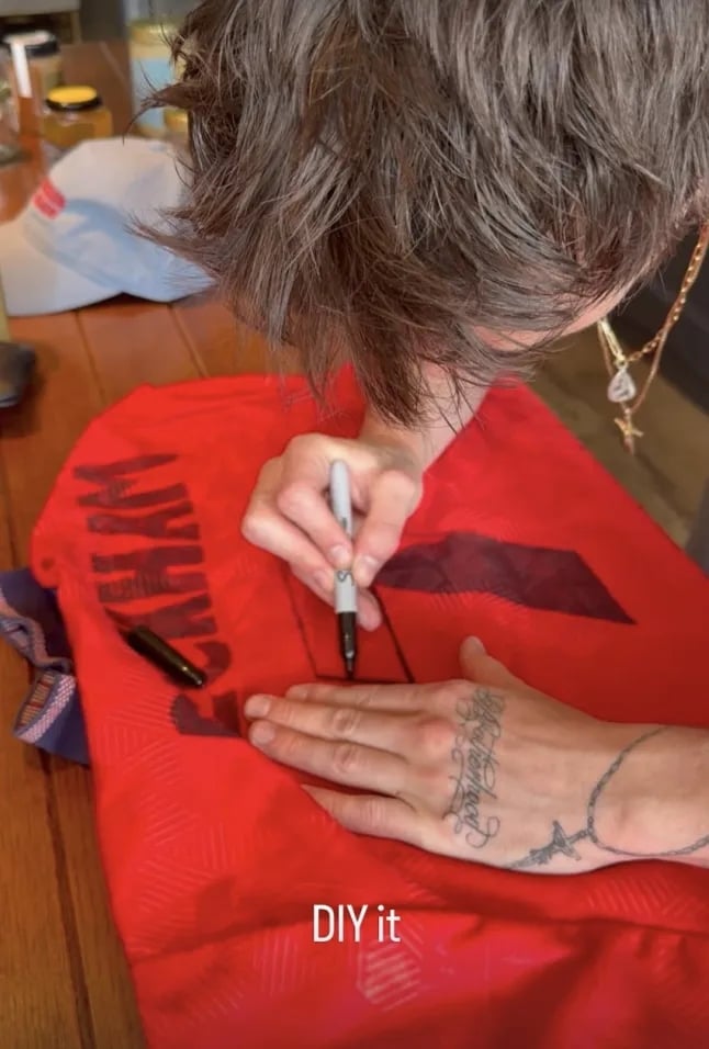 Cruz Beckham shows support for David Beckham amid new Brooklyn drama video