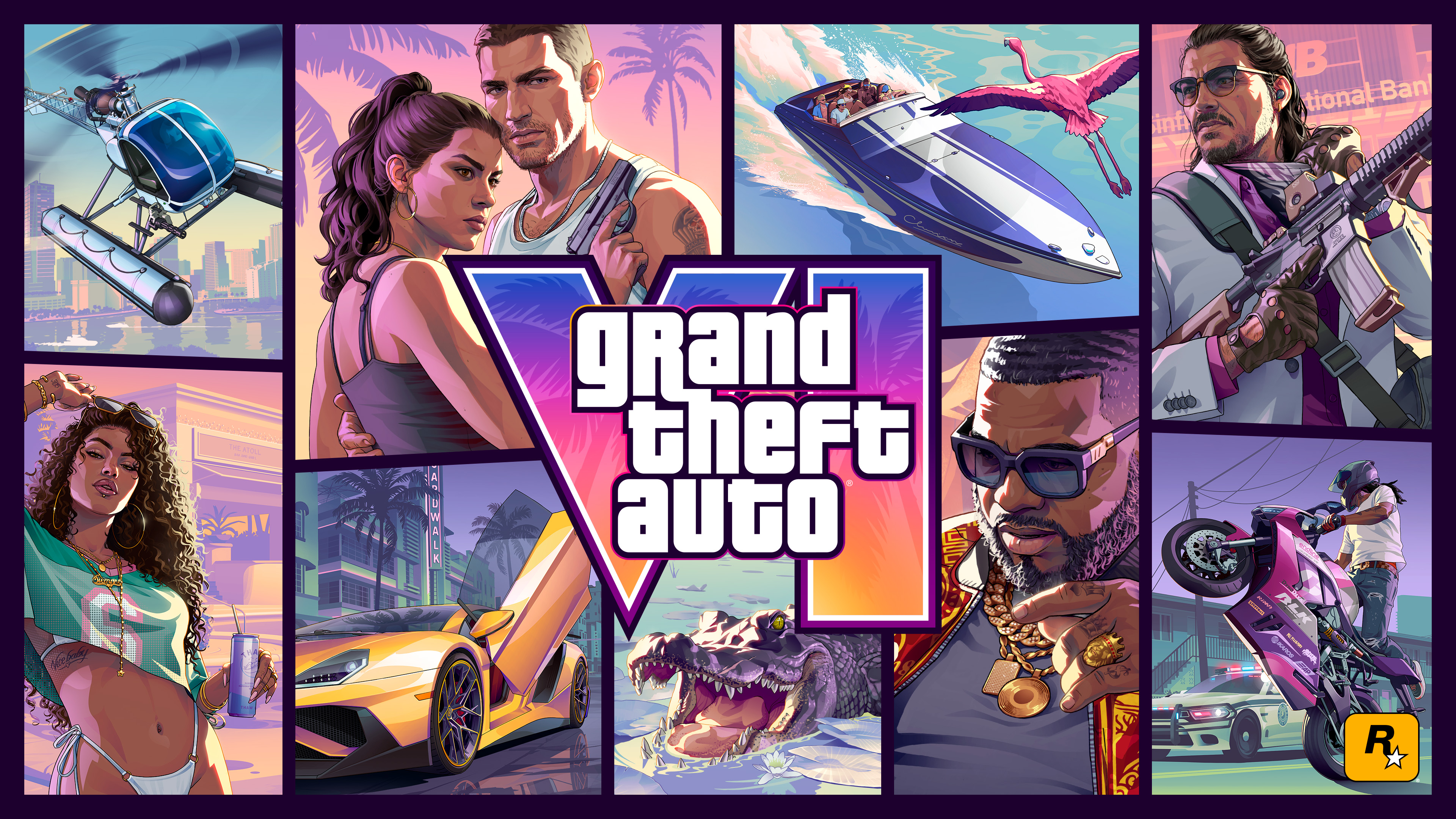 The cover of Grand Theft Auto 6.