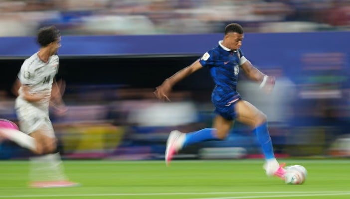 Frances Kylian Mbappé in action during 2026 FIFA World Cup Group I against Iraq, Philadelphia Stadium, Philadelphia, Pennsylvania, USA, June 22, 2026. – Reuters