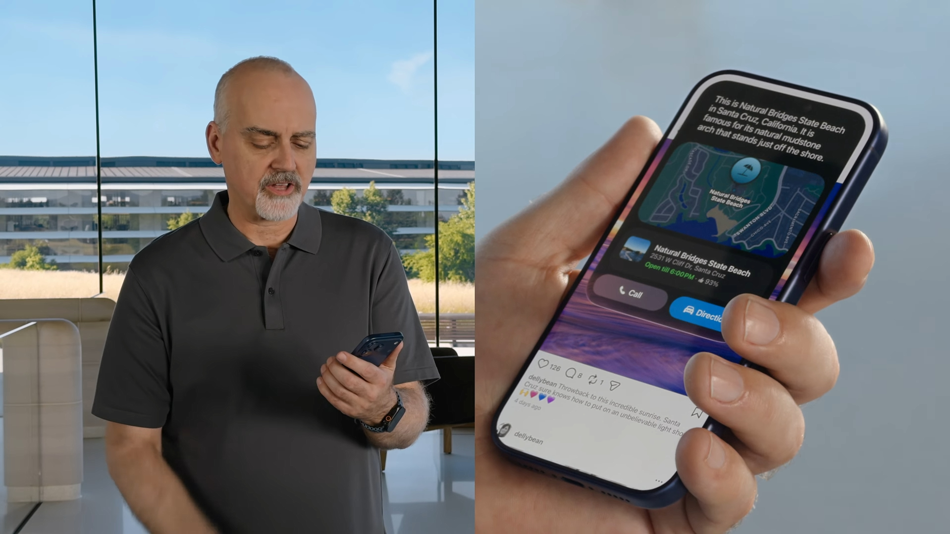 Screenshots from WWDC 2026