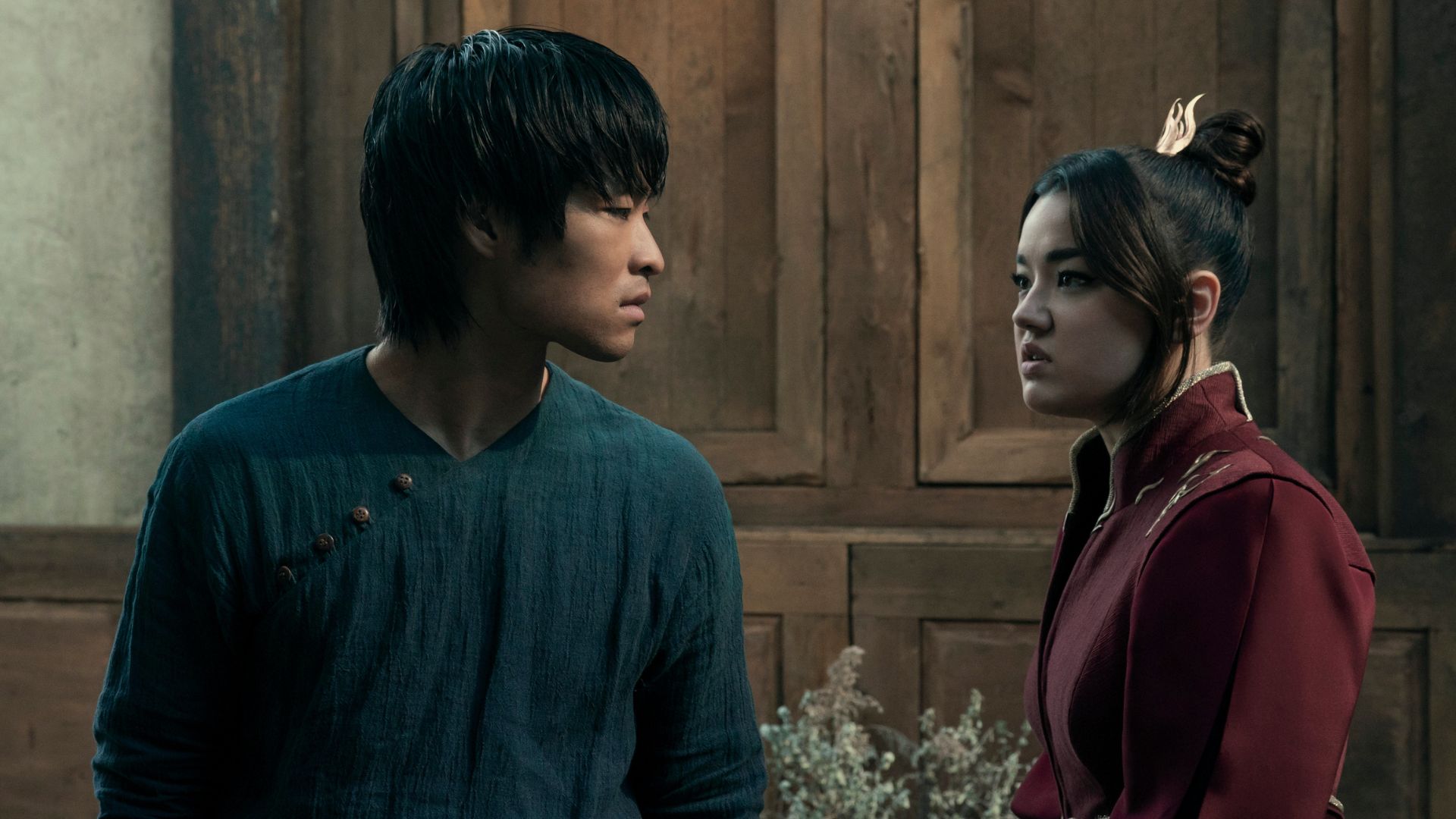 Zuko looks at Azula.