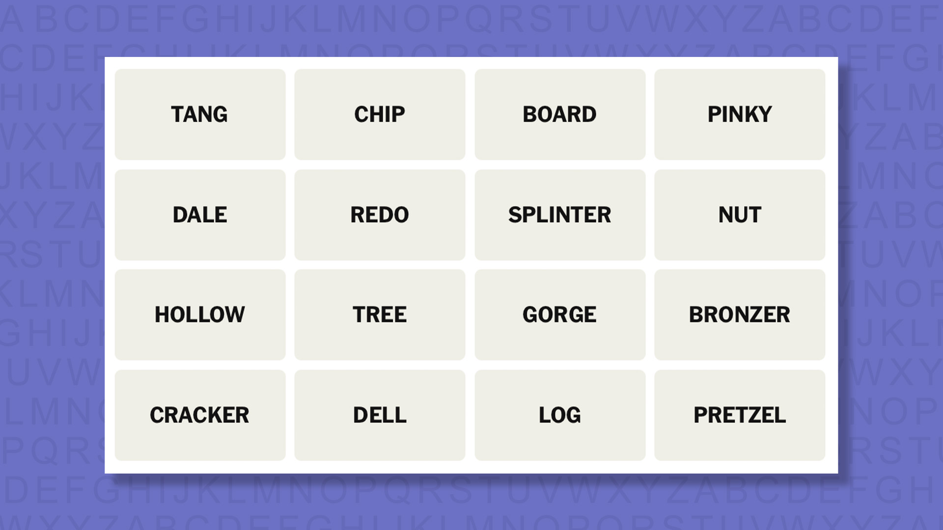 NYT Connections tips for the game 1111 on a purple background