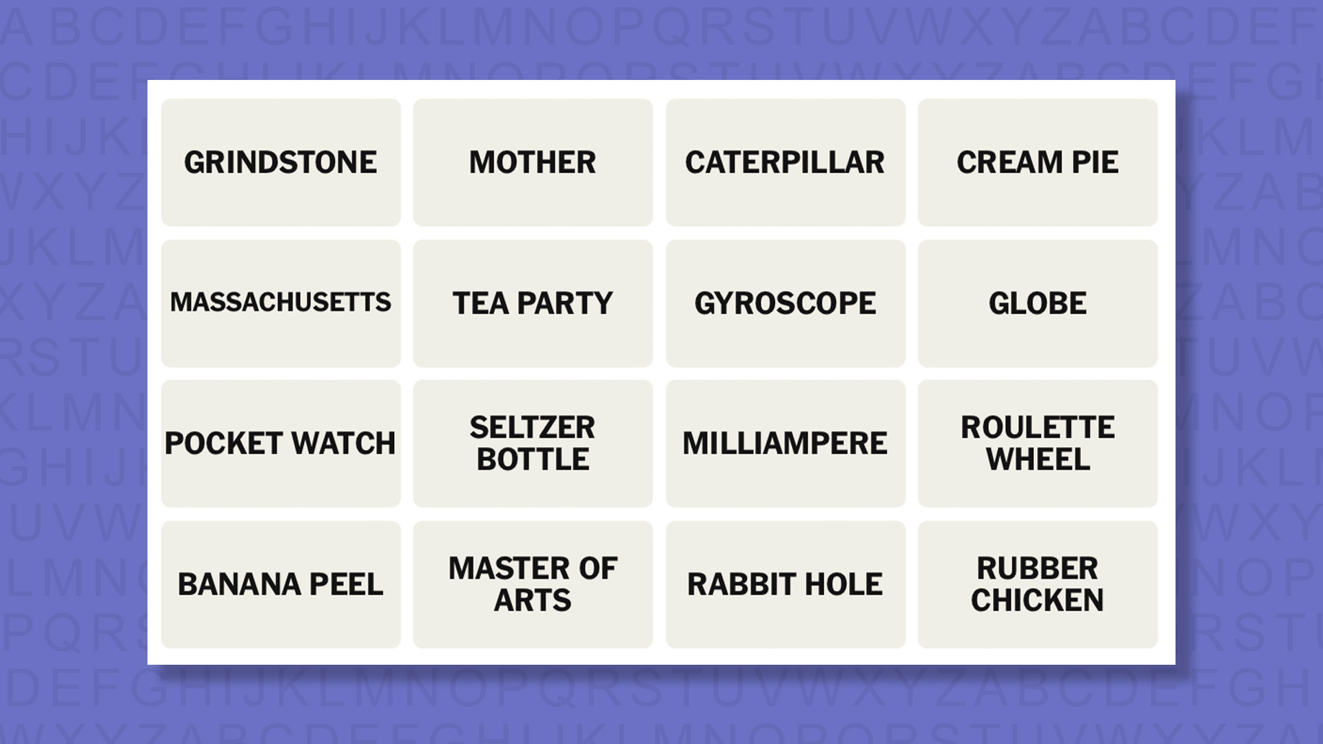 NYT Connections Game Tips #1099 on a purple background