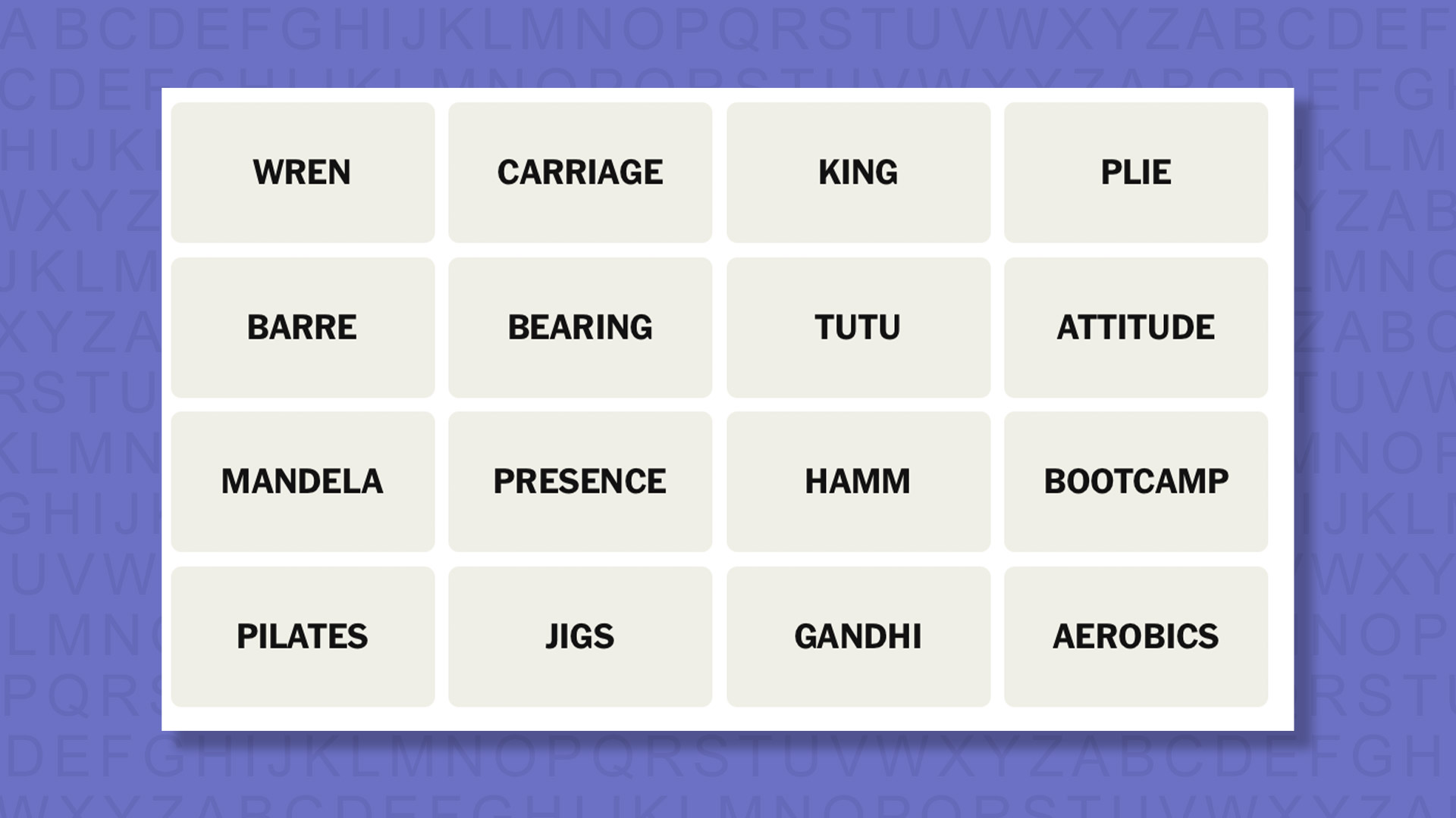 NYT Connections Tips for Game 1103 on a Purple Background