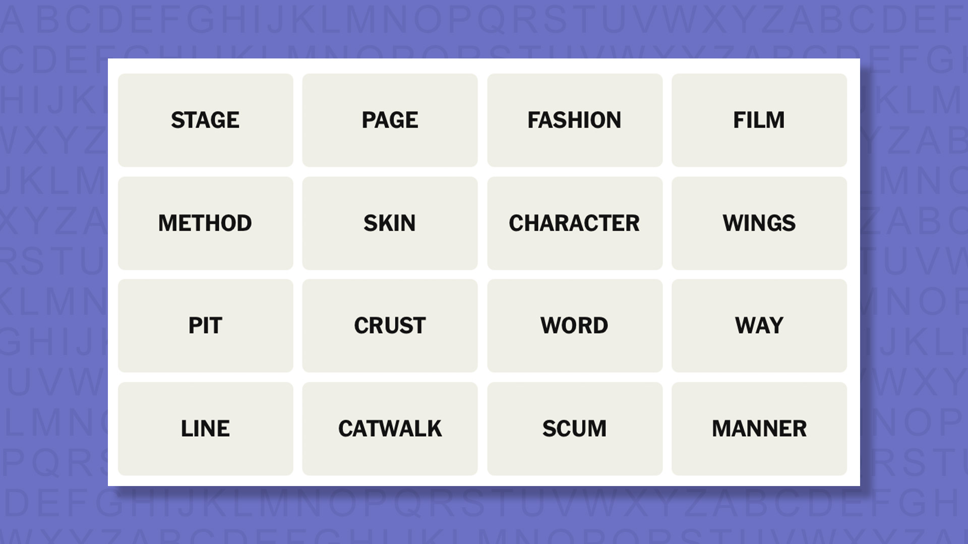 NYT Connections tips for the 1095 game on a purple background