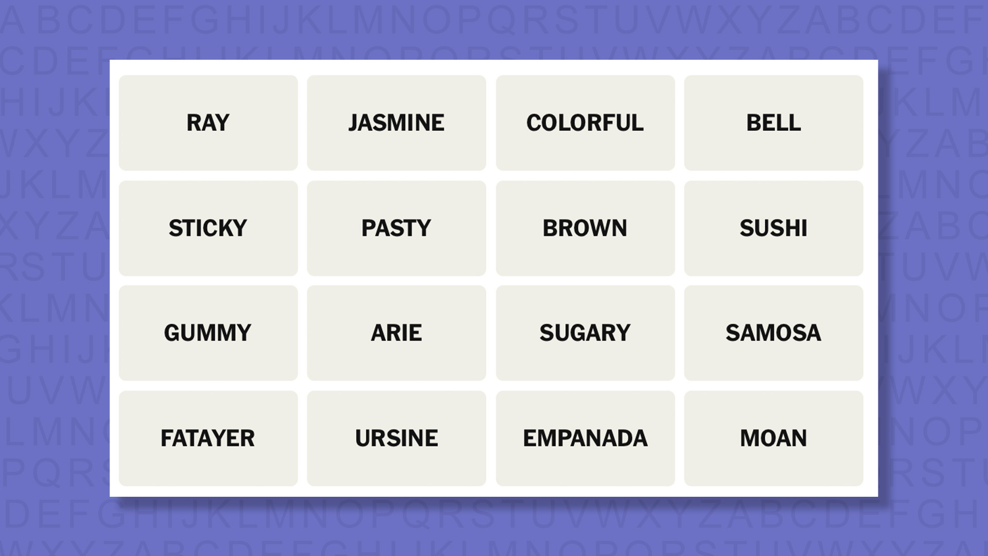 NYT Connections tips for the 1088 game on a purple background