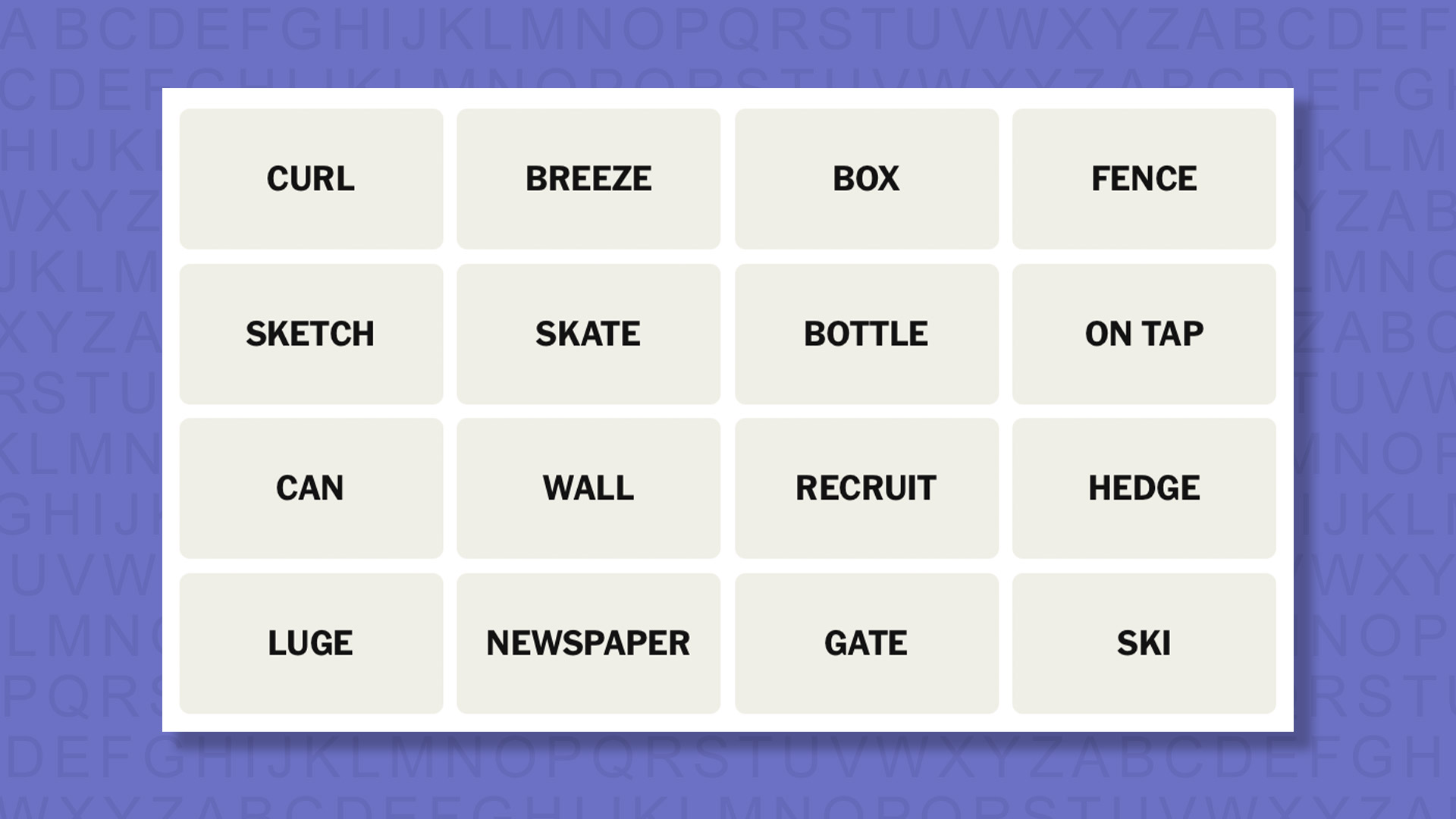 NYT Connections Game Tips #1115 on a Purple Background