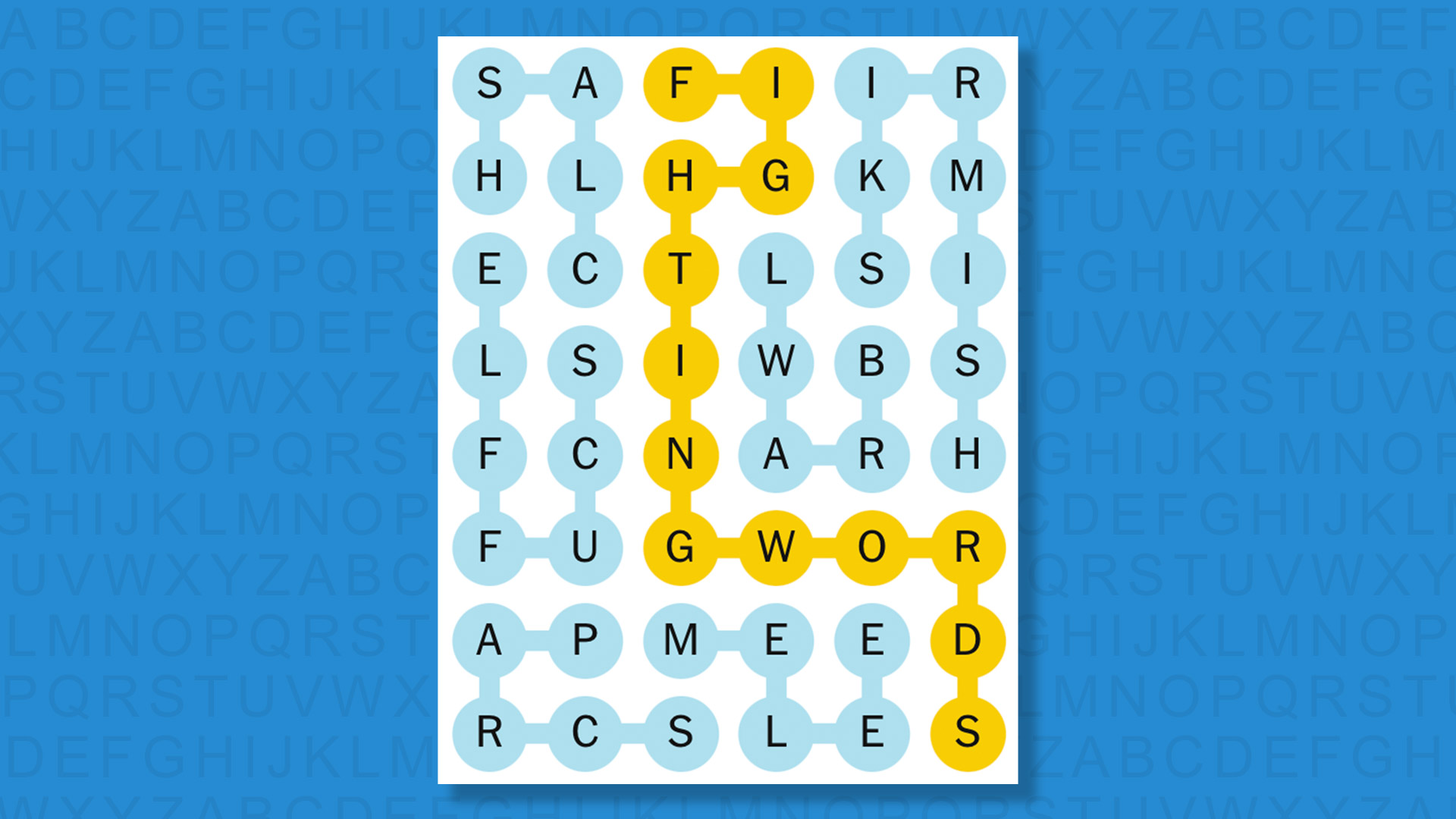 NYT Strands answers game 824 on a blue background