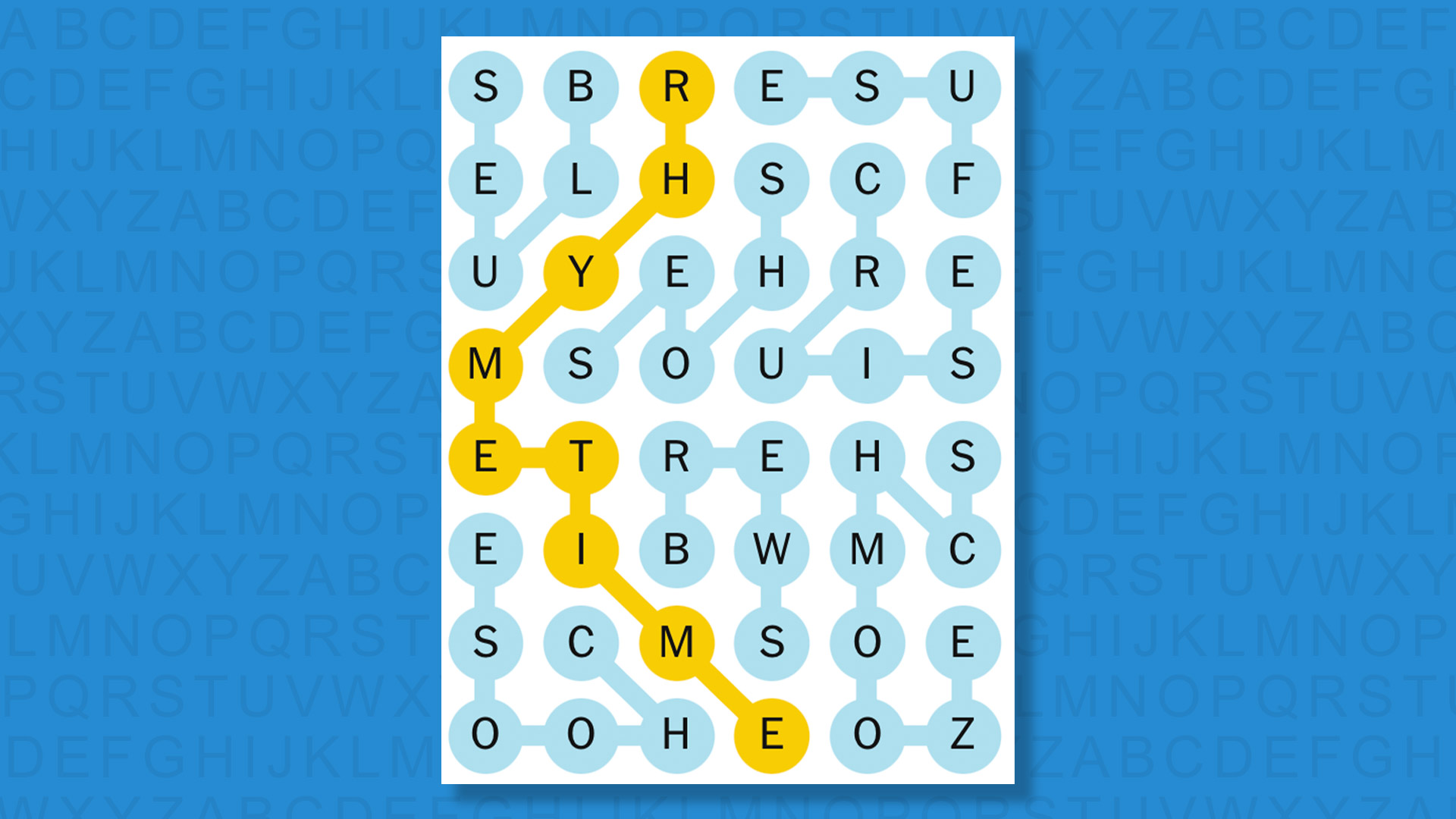 NYT Strands answers game 830 on a blue background
