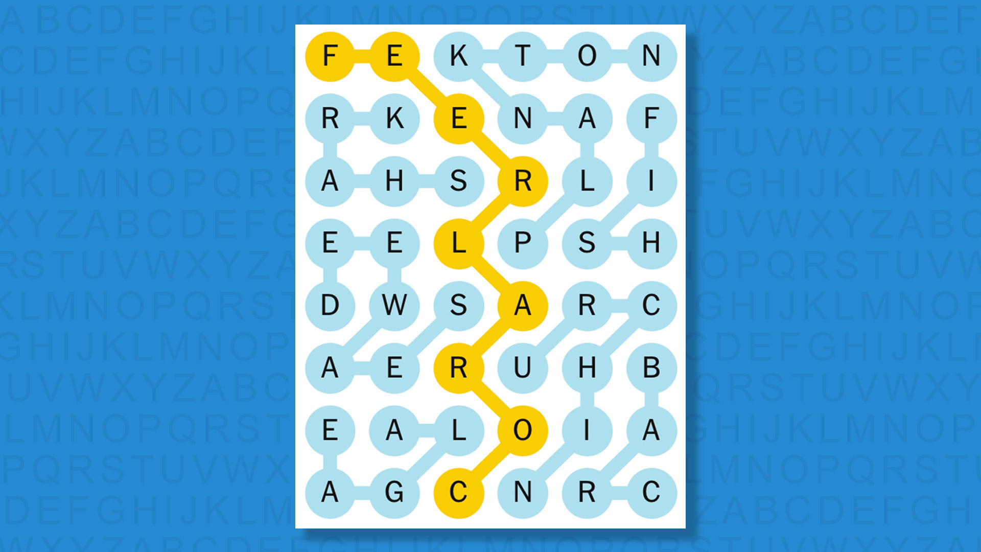 NYT Strands answers game 837 on a blue background