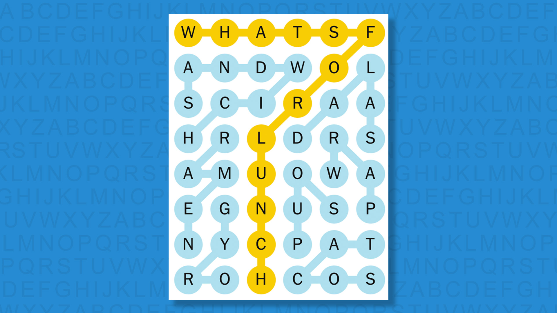 NYT Strands answers game 835 on a blue background