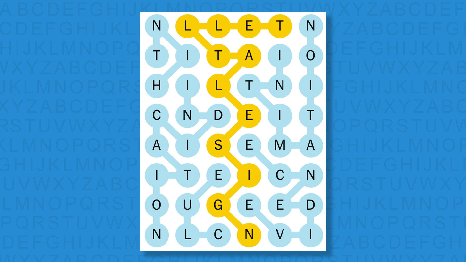 NYT Strands answers game #850 on a blue background