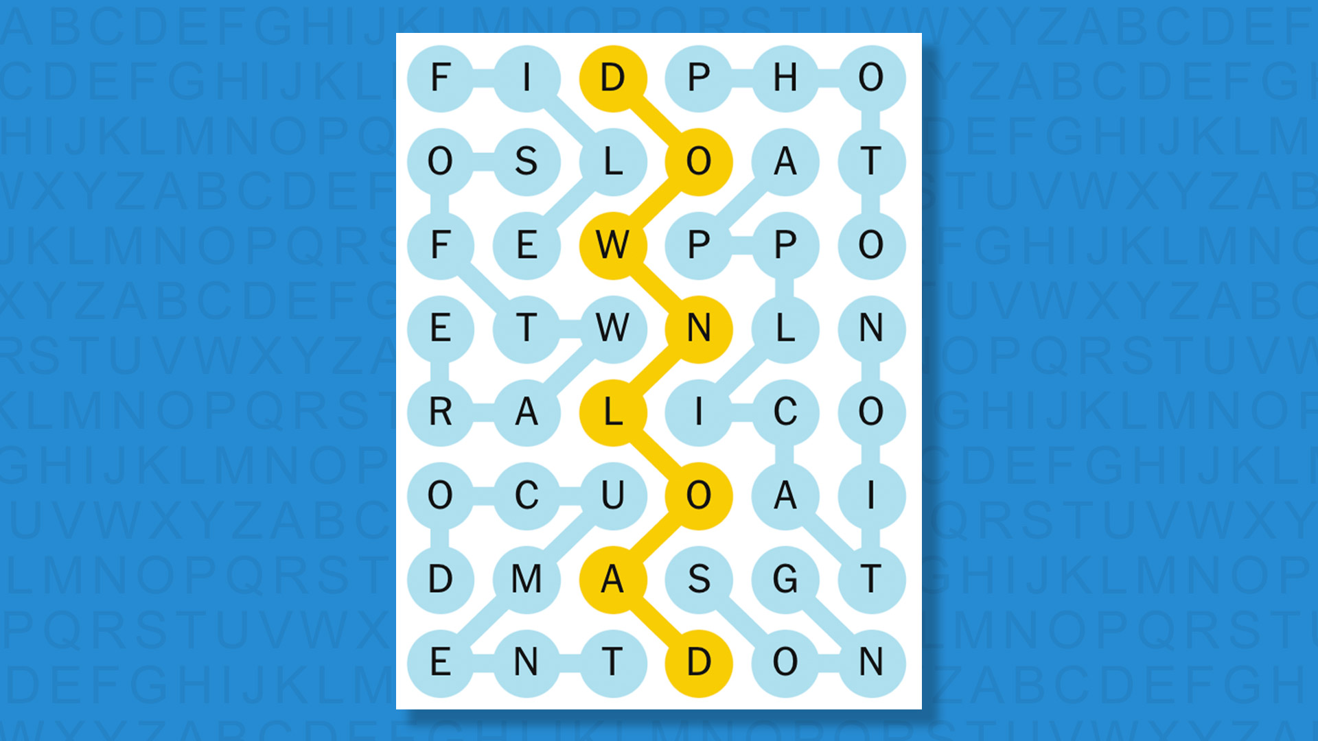 NYT Strands answers game 829 on a blue background