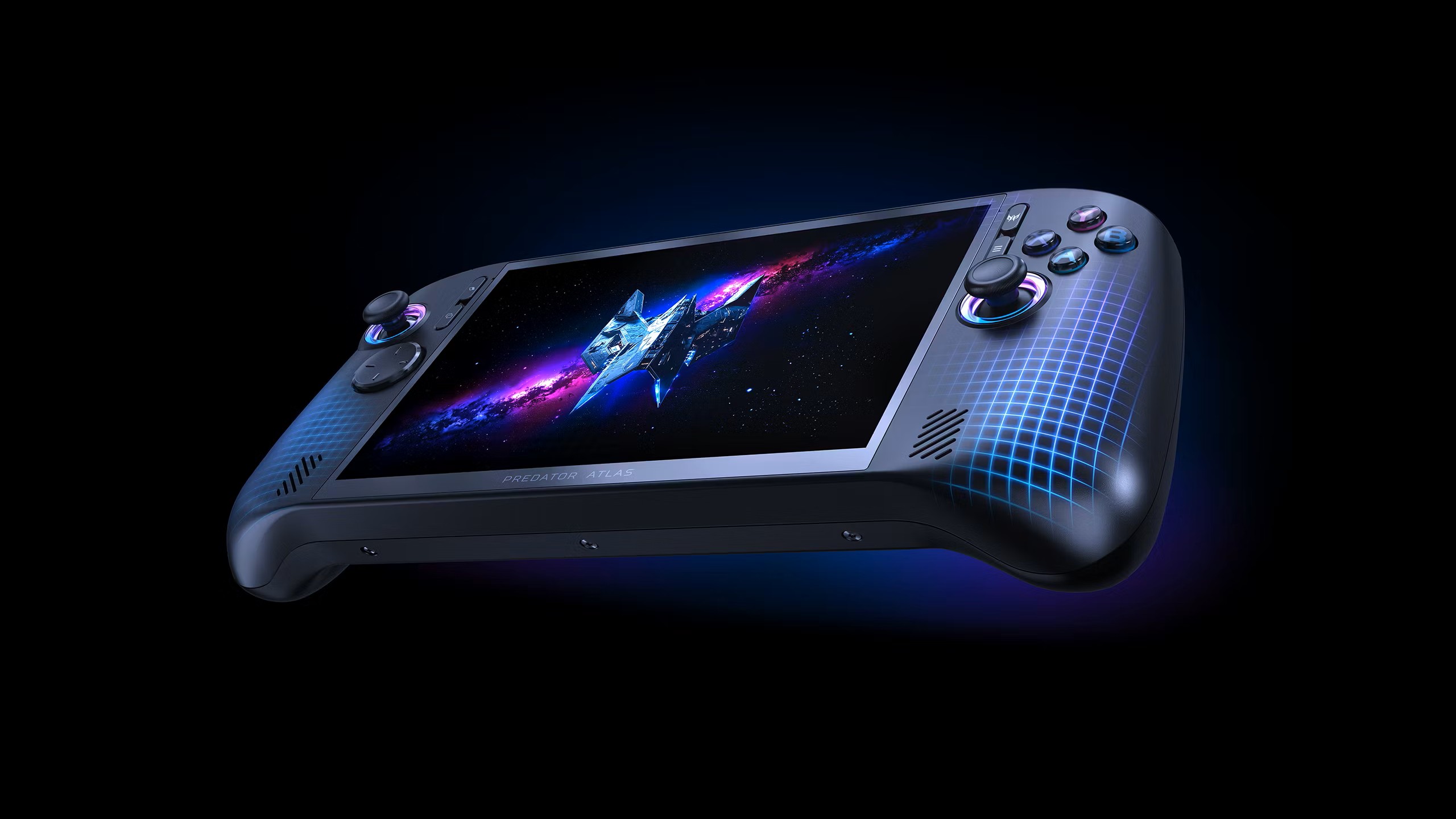 Render of the Acer Predator Atlas 8 handheld
