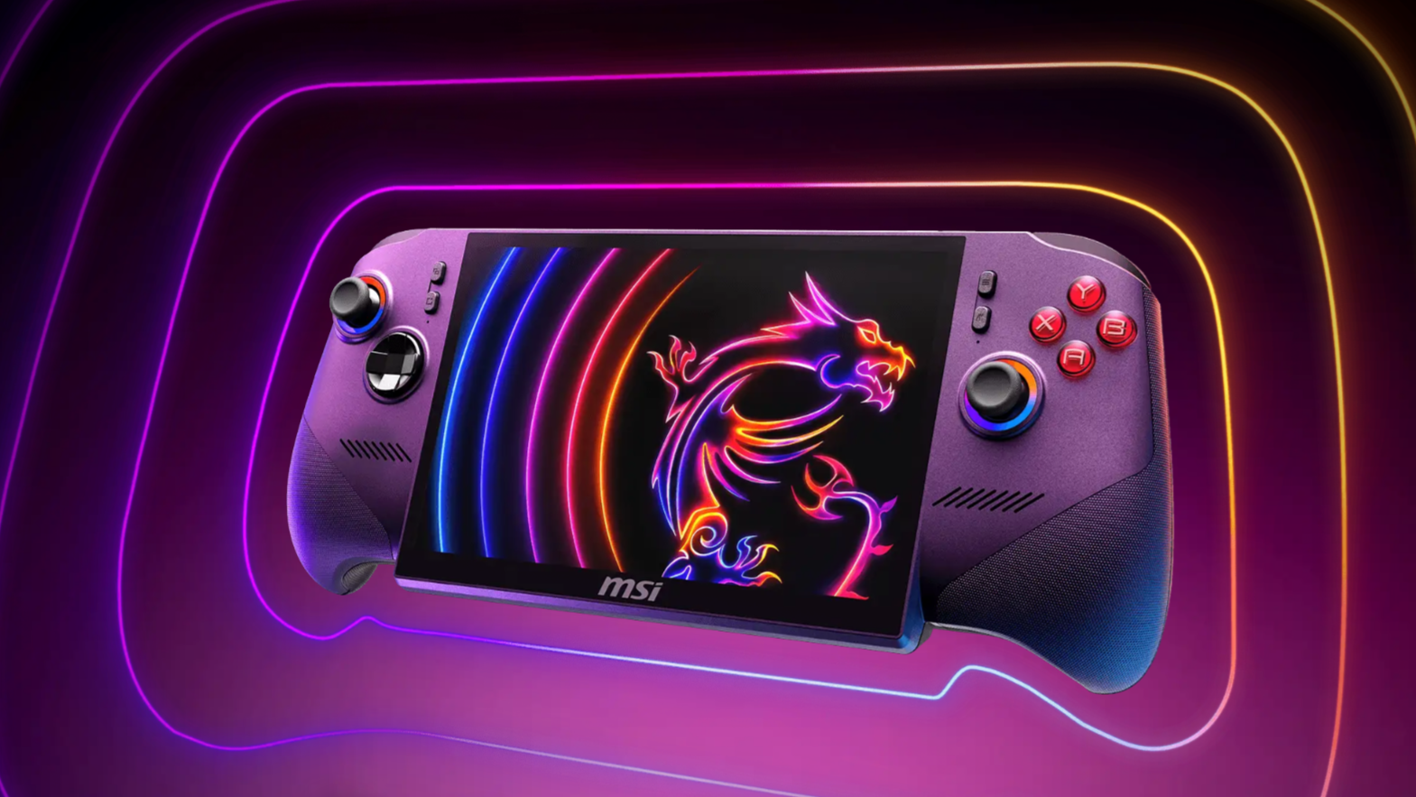 MSI Claw 8 EX AI+ Rendering
