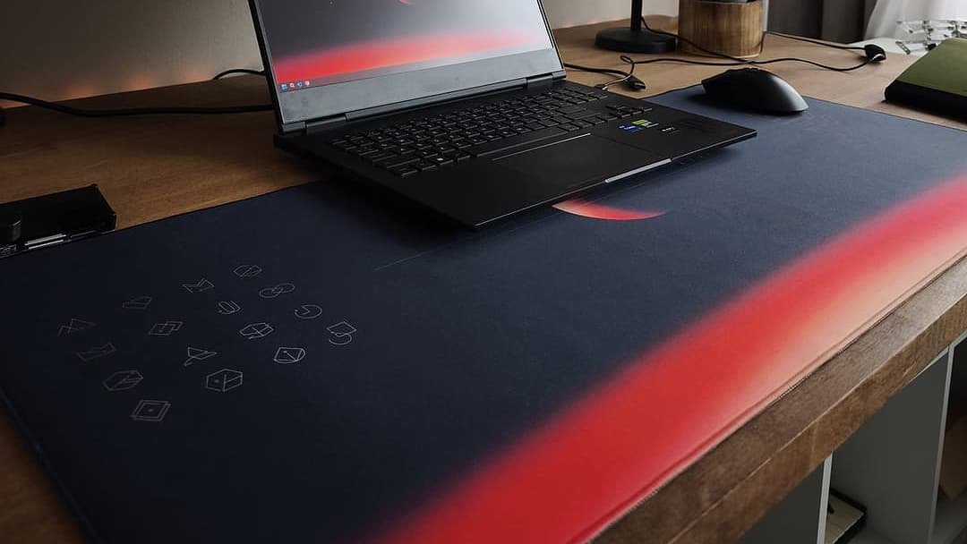 The Kage GhostPad interactive mouse pad.