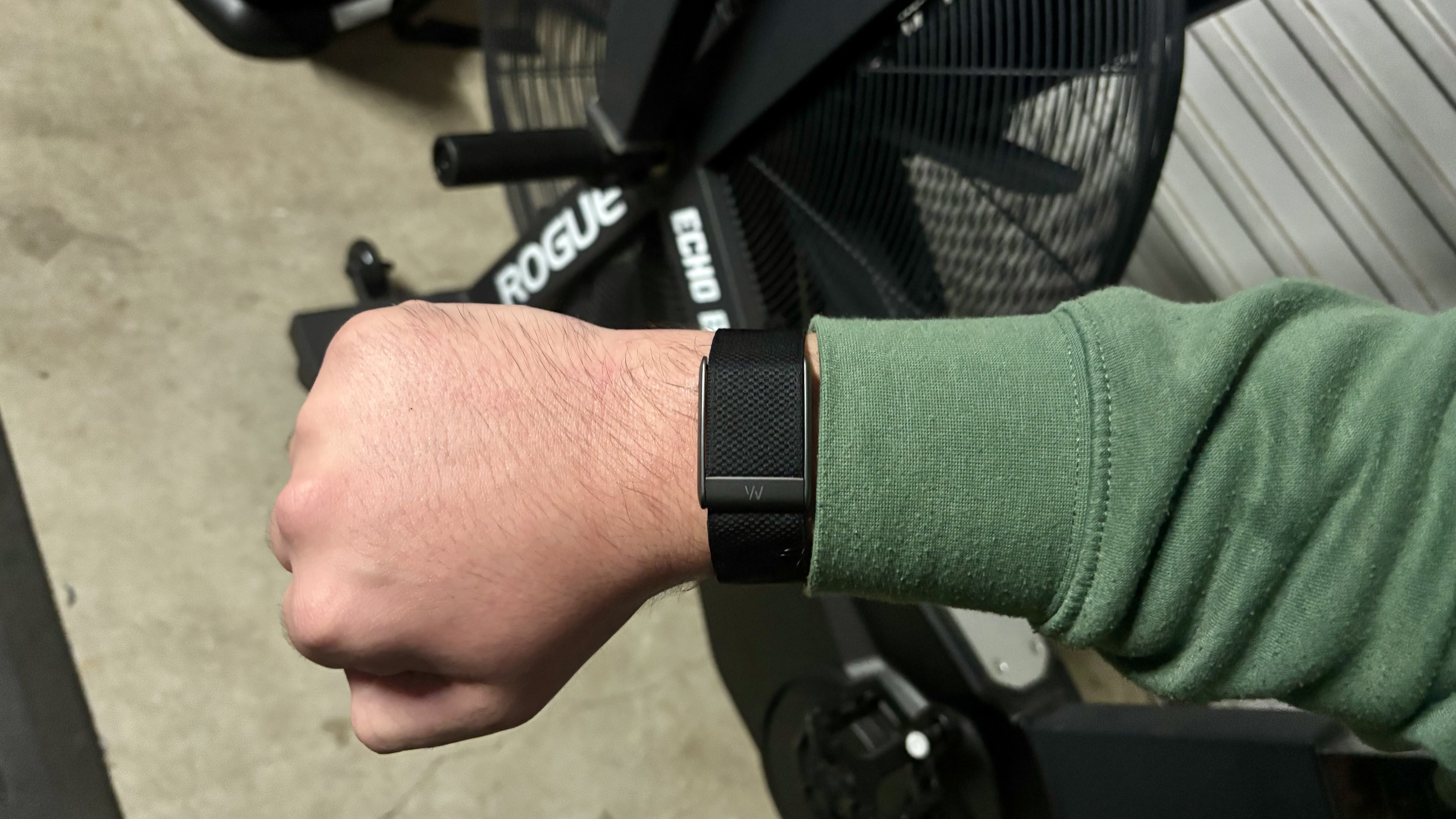 Whoop Band 5.0 mid-workout