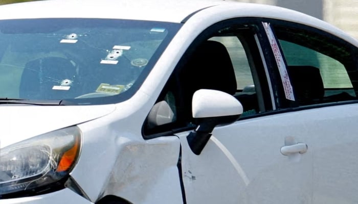 Vehicles involved in a shooting involving U.S. Immigration and Customs Enforcement (Ice) are towed from the scene in Biddeford, Maine, U.S., on July 13, 2026. – Reuters