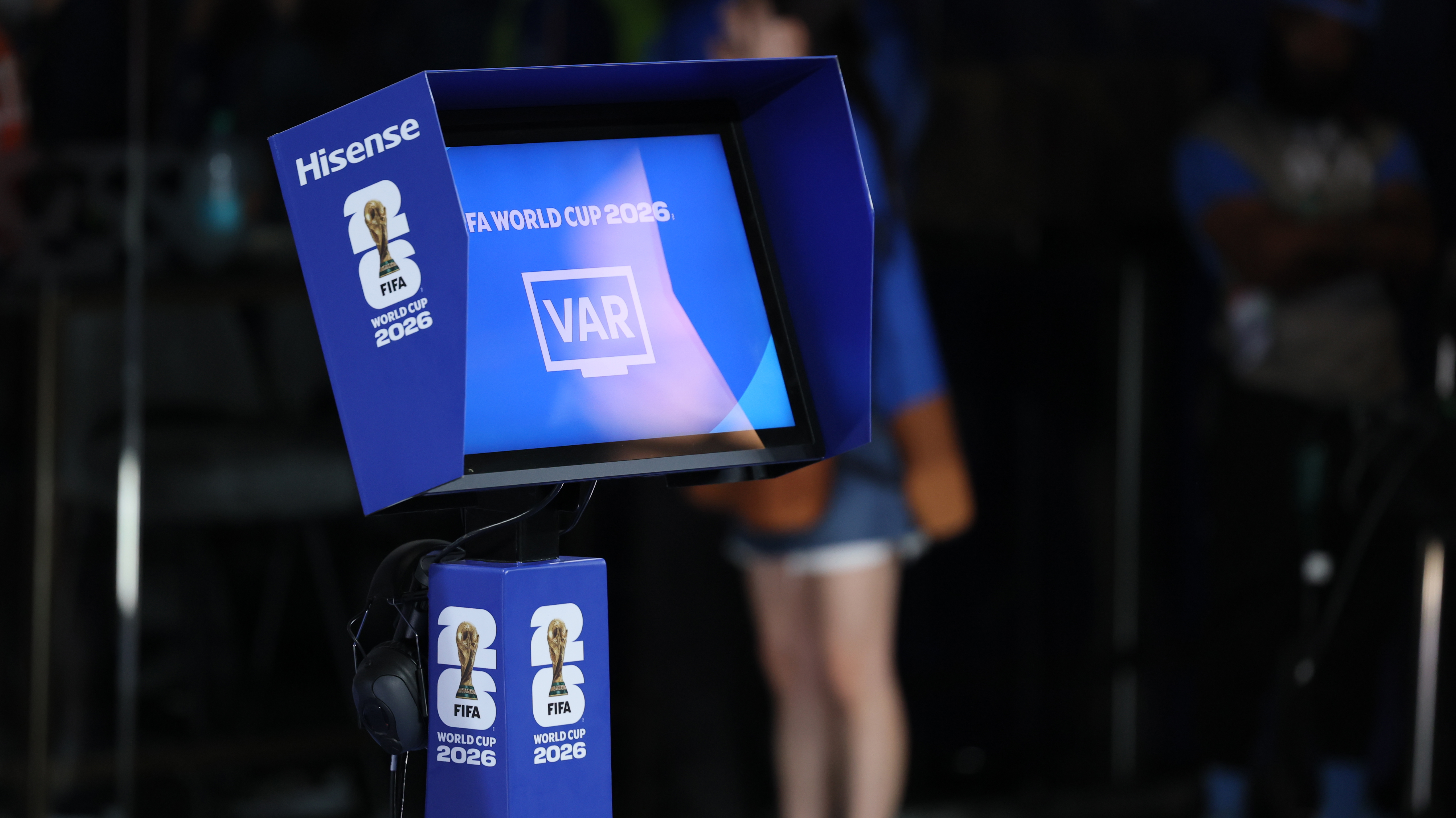 A VAR monitor at the 2026 FIFA World Cup