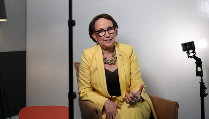 Rebeca Grynspan, former vice president of Costa Rica and United Nations Secretary-General for Trade and Development (UNCTAD), speaks during an interview with Reuters, in London, Britain, December 2, 2025. – Reuters