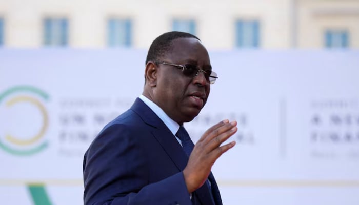 Senegal's President Macky Sall arrives at the closing session of the New Global Financial Pact Summit, Friday, June 23, 2023 in Paris, France. – Reuters
