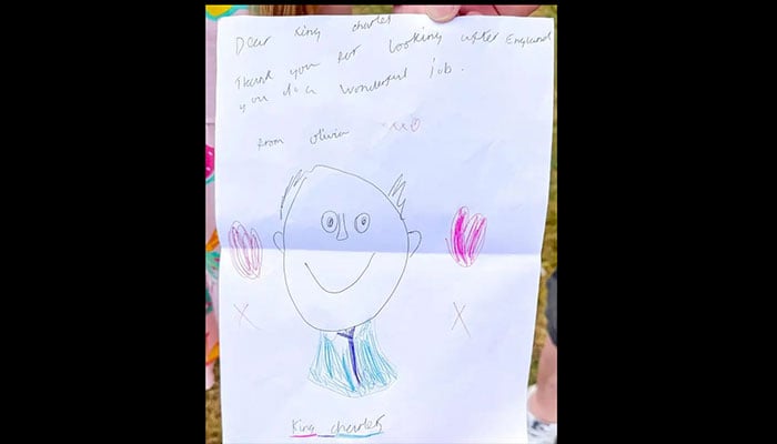 King Charles shares lovely moment after receiving special piece of art for his young fans