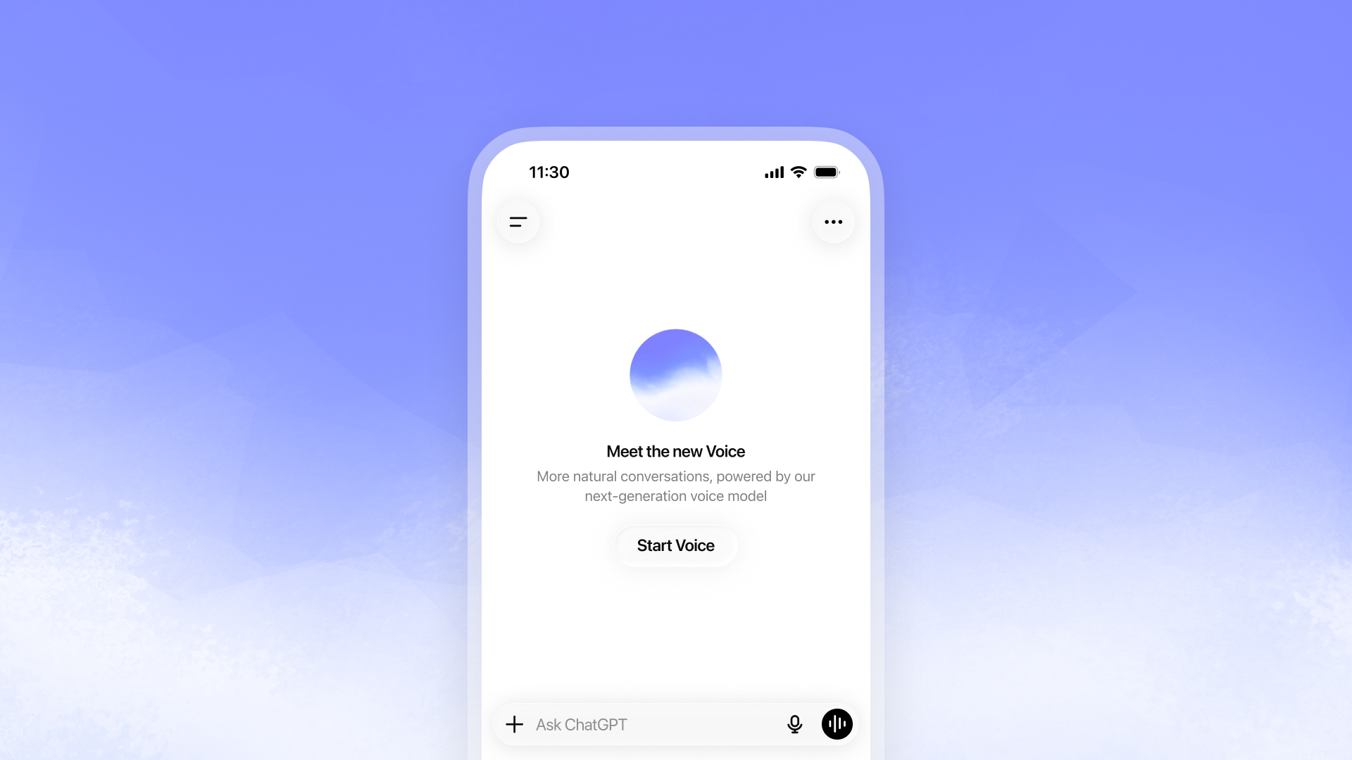 New ChatGPT voice mode.