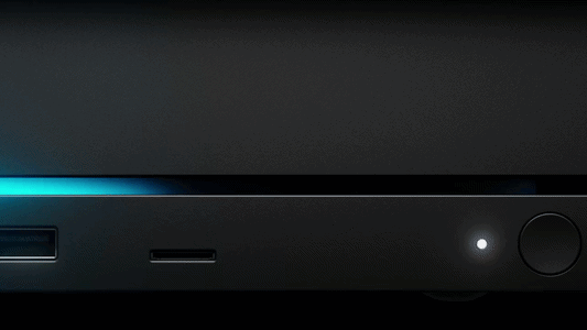 GIF of the LED light of the Steam Machine