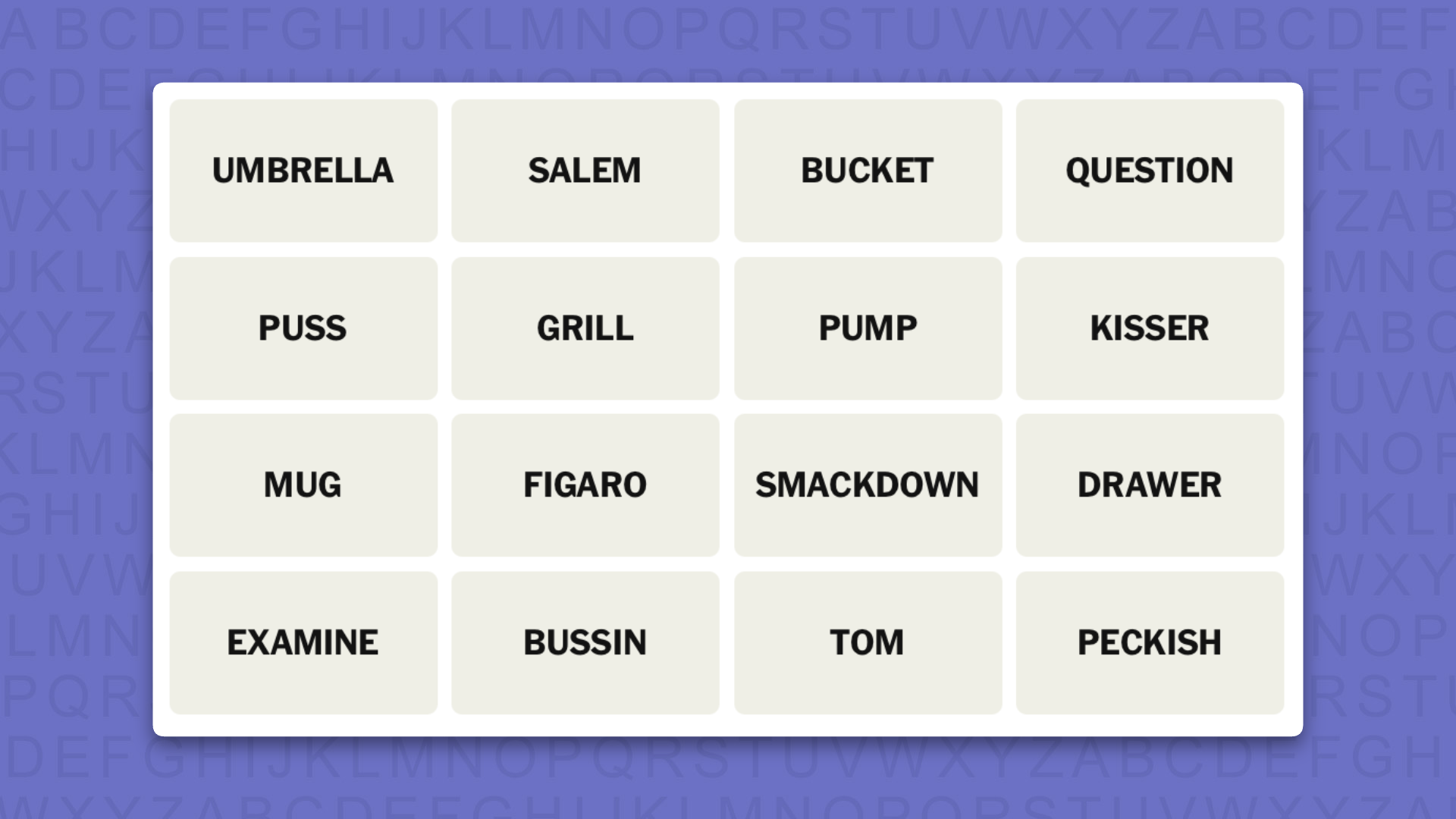 NYT Connections tips for the game 1128 on a purple background