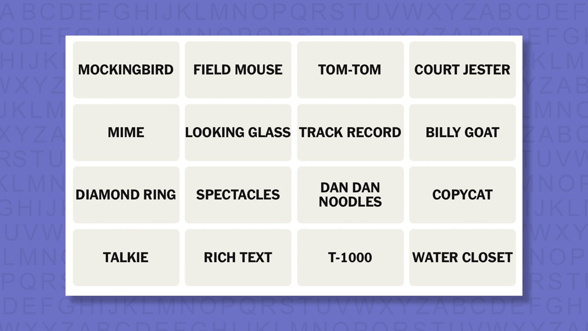 NYT Connections Game Tips #1117 on a Purple Background