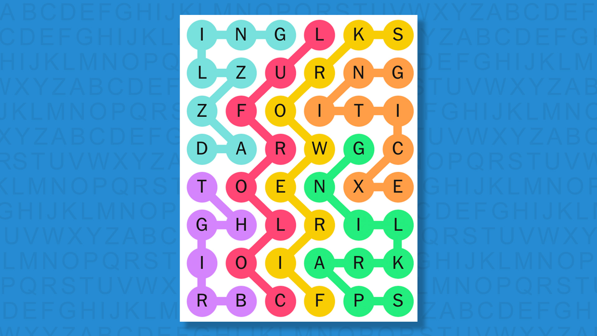 NYT Strands answers game 853 on a blue background