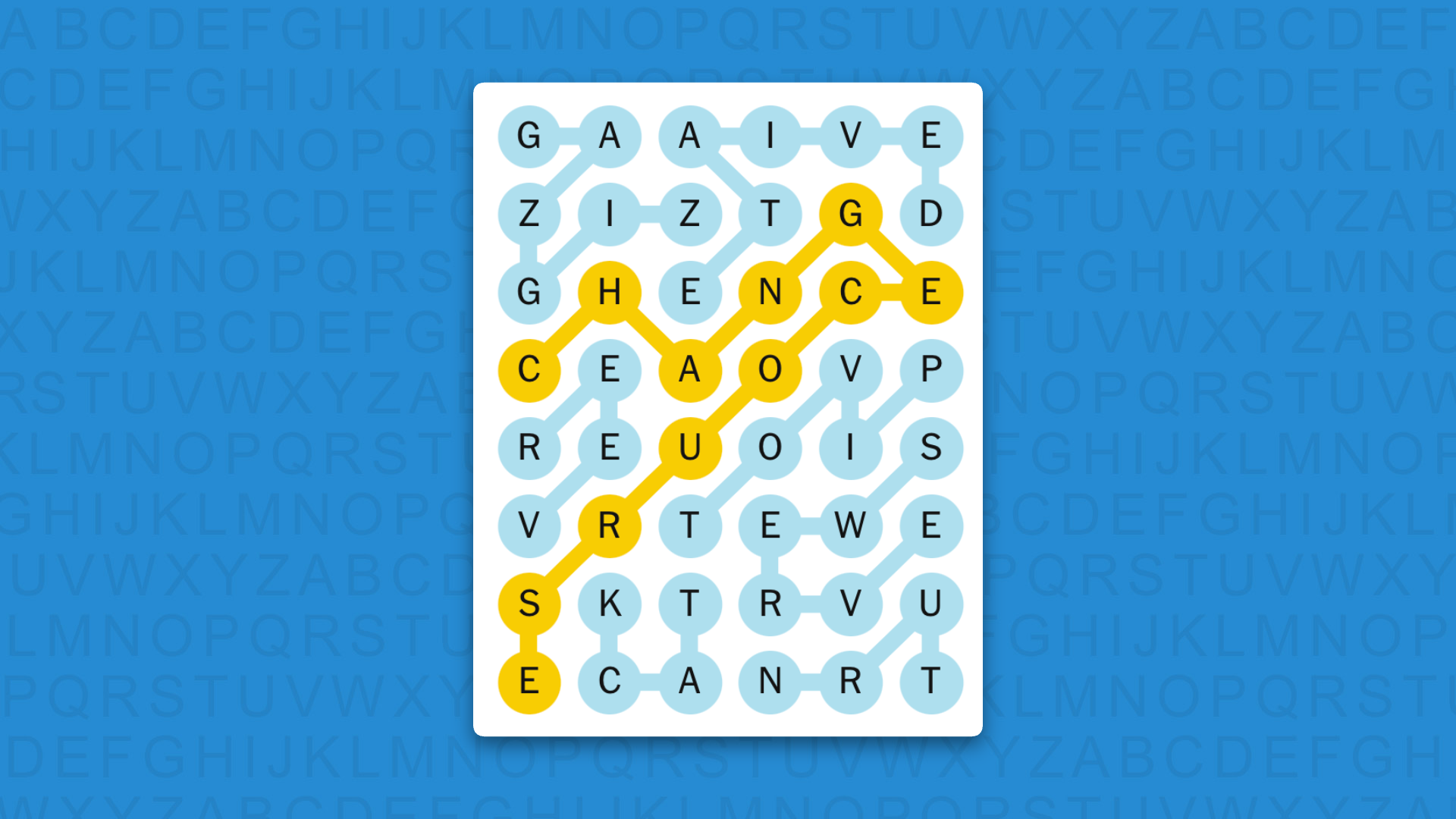 NYT Strands answers game 865 on a blue background