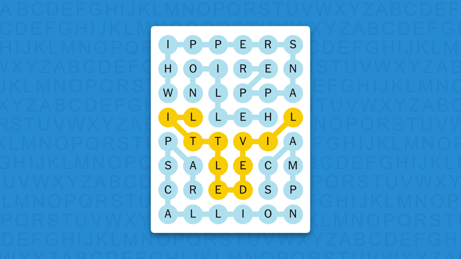 NYT Strands answers game 857 on a blue background