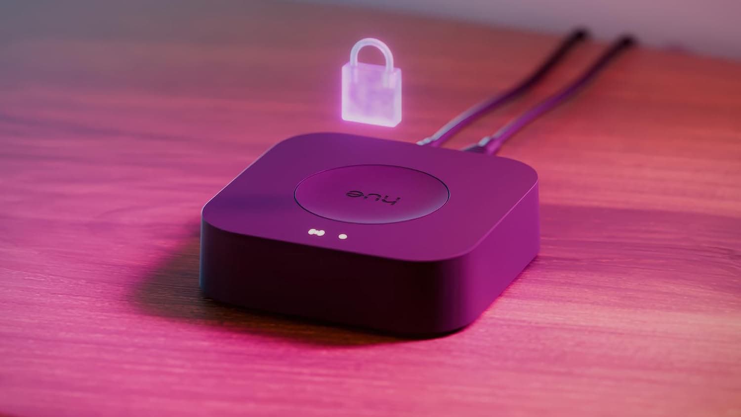 The Philips Hue Pro bridge.